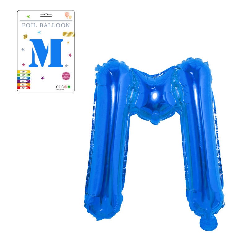 【16 inch】BLUE ABC & Numbers