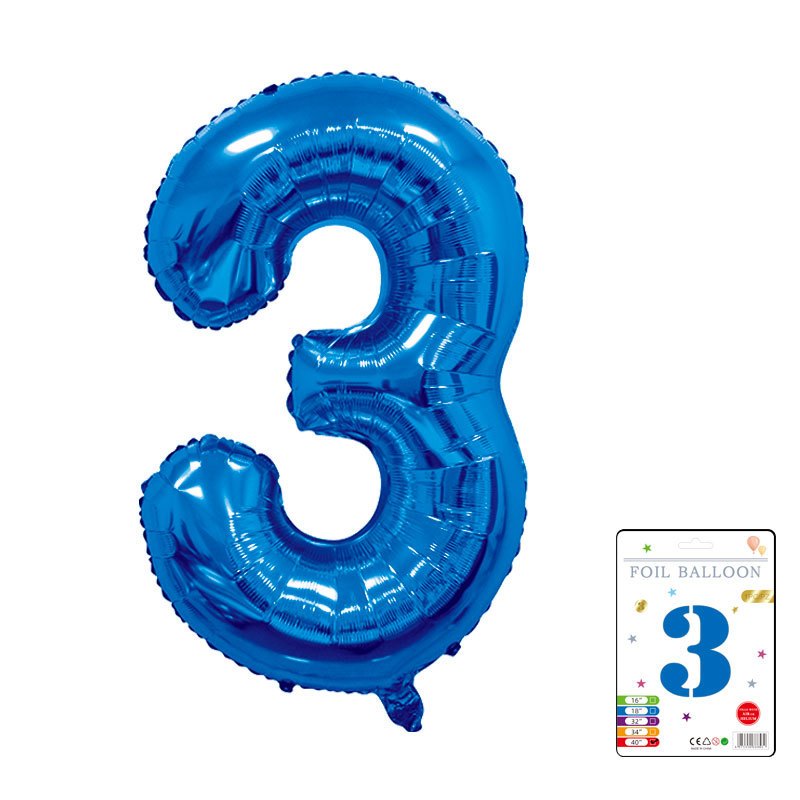 【16 inch】BLUE ABC & Numbers