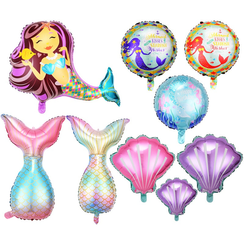 Mermaid Theme Balloons