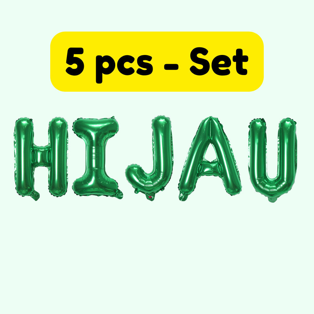 【16 inch】GREEN ABC & Numbers