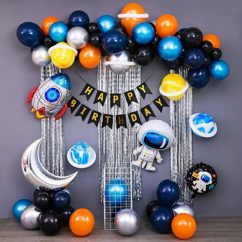 Astronaut Galaxy Balloons