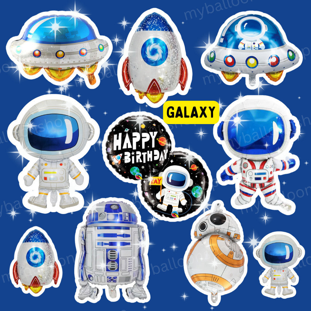 Astronaut Galaxy Balloons