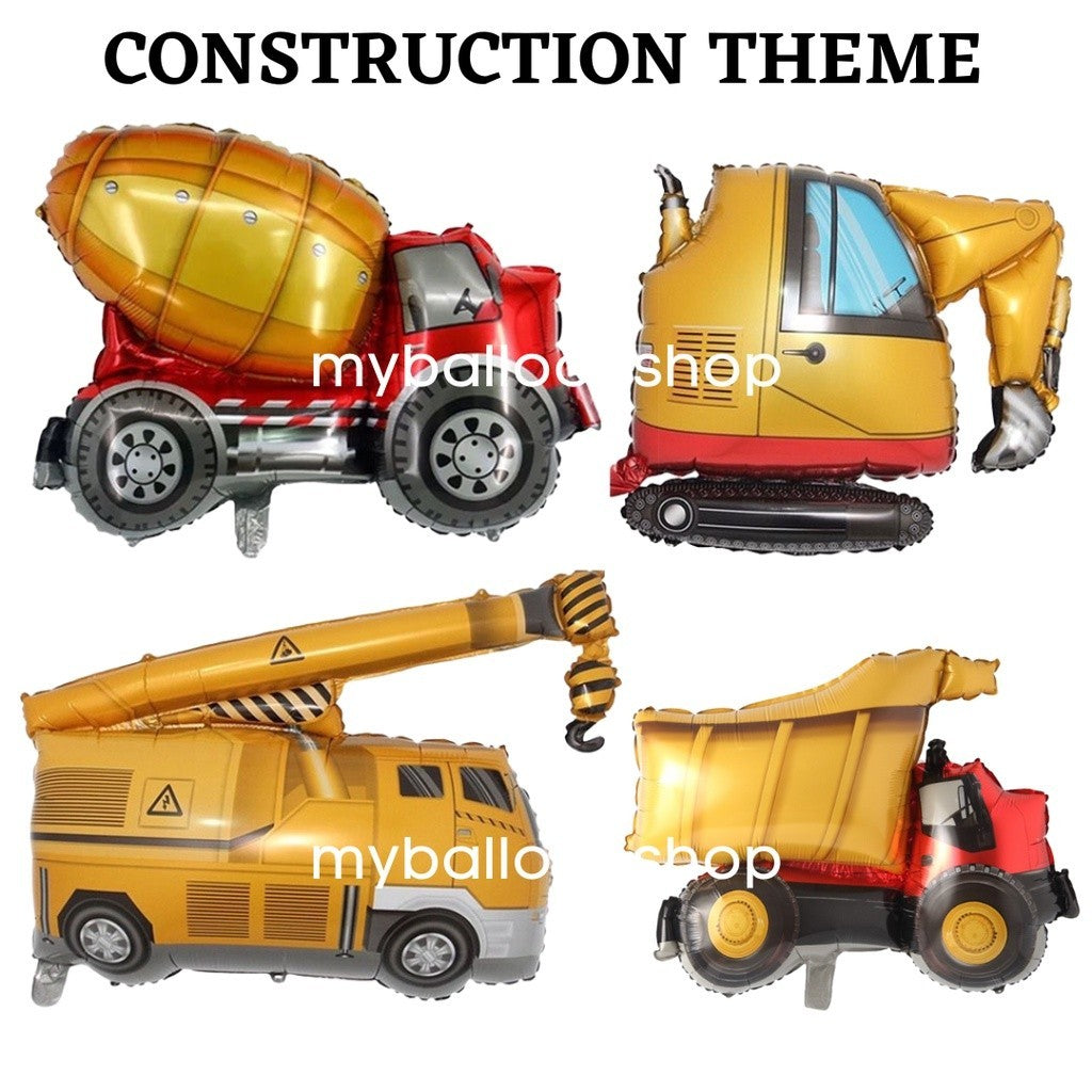 Construction Truck Balloons