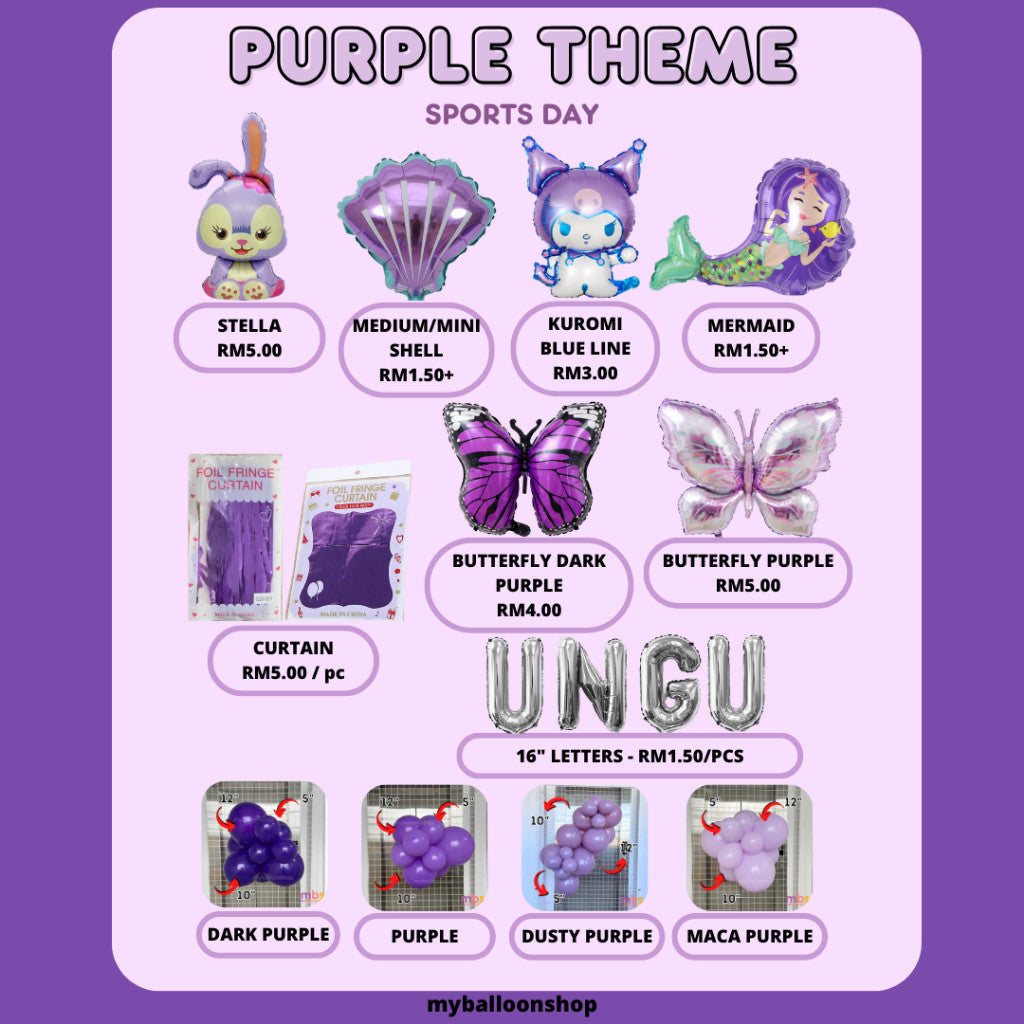 Belon Rumah Sukan - Ungu