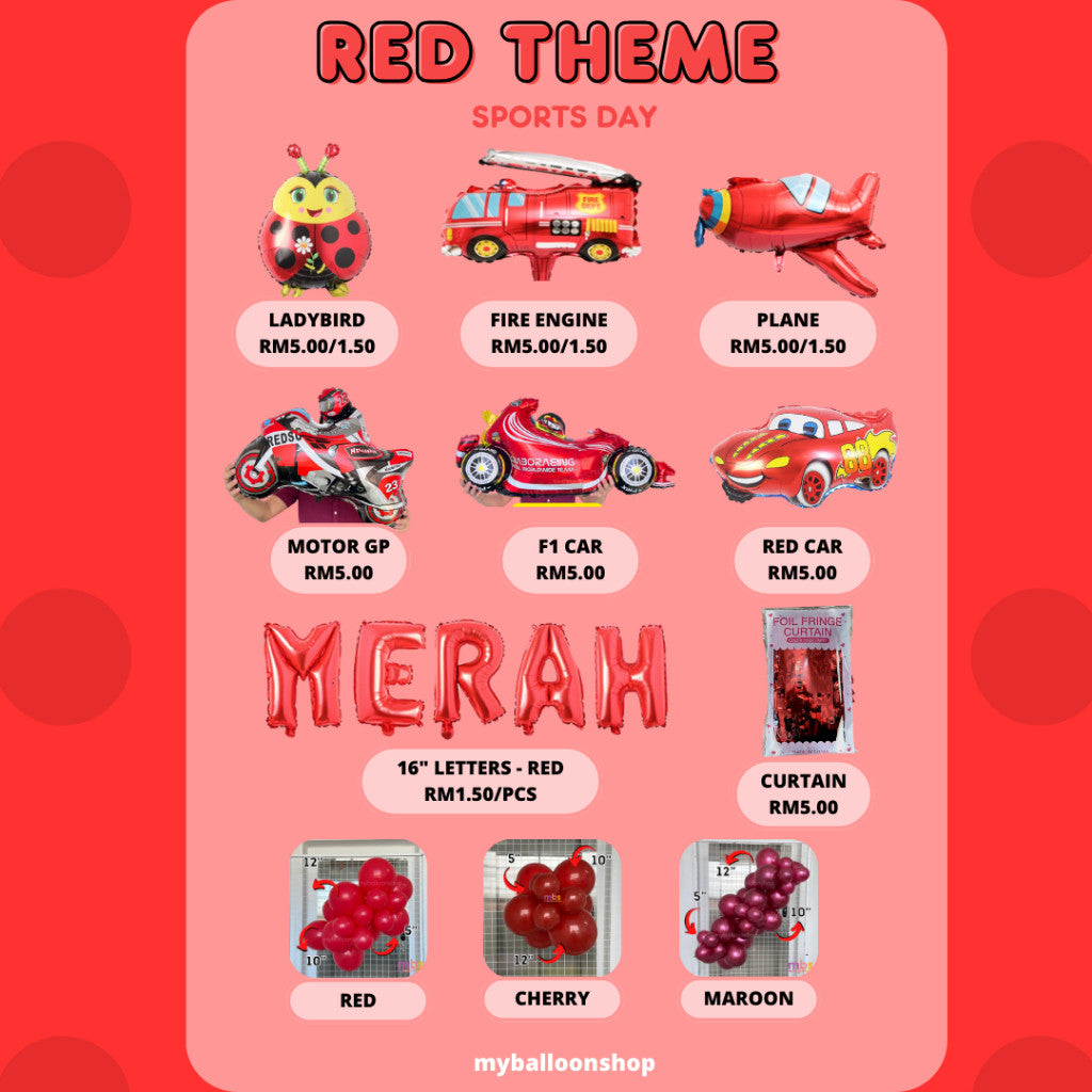 Belon Rumah Sukan - Merah