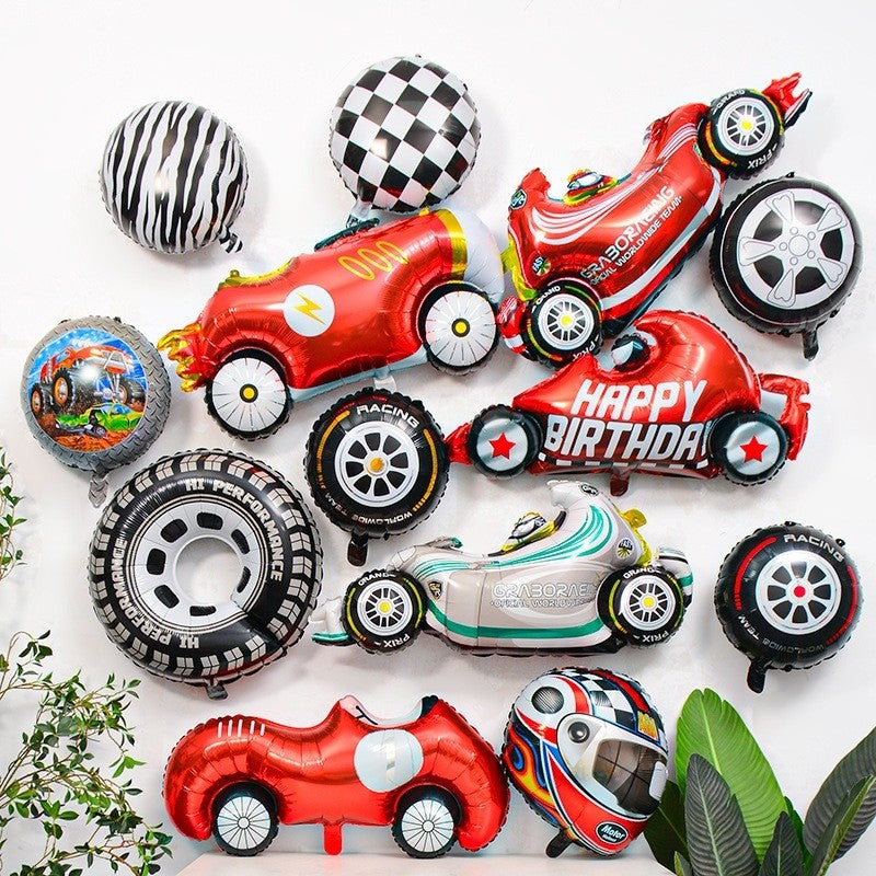 Race Car Balloons