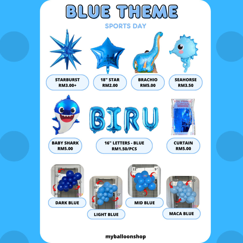 Belon Rumah Sukan - Biru