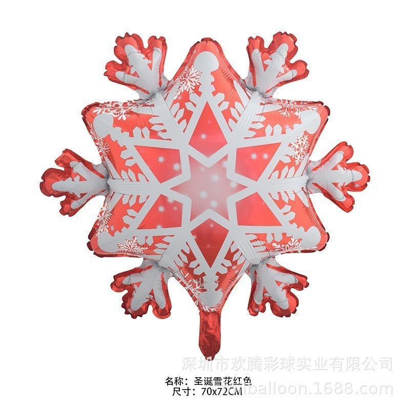 Christmas Theme Foil Balloons Decoration Green Red New Year