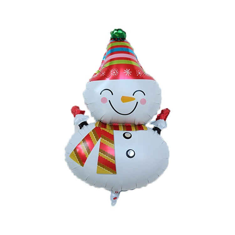 Christmas Theme Foil Balloons Decoration Green Red New Year