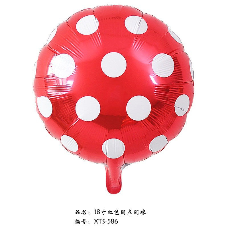 Christmas Theme Foil Balloons Decoration Green Red New Year