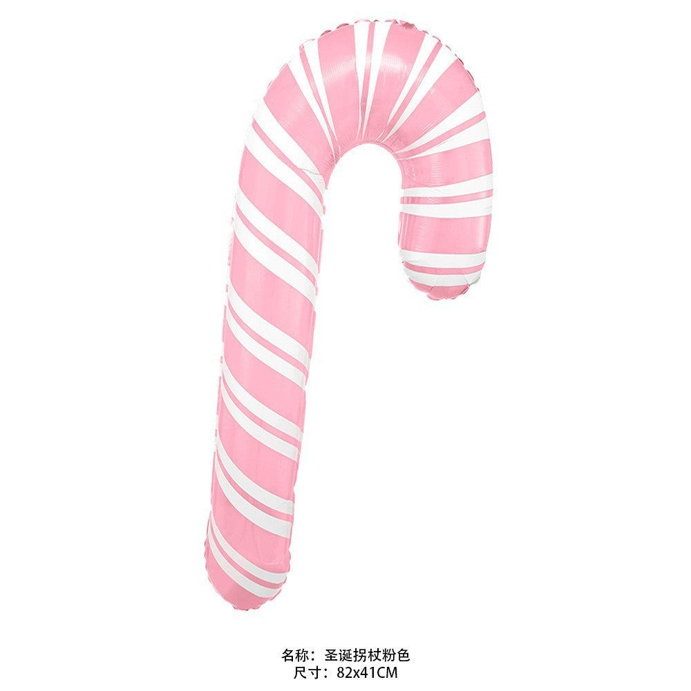 Christmas Theme Foil Balloons Decoration Green Red New Year