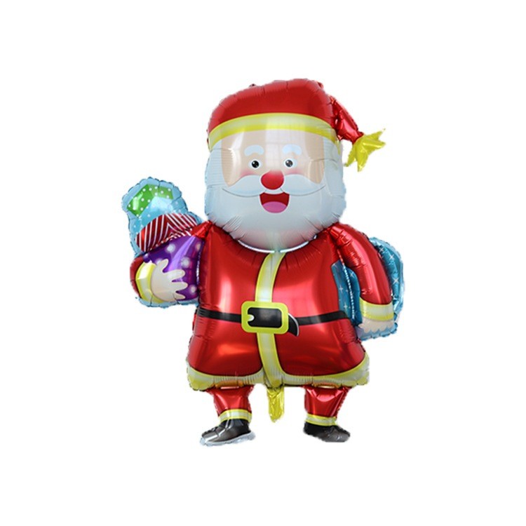 Christmas Theme Foil Balloons Decoration Green Red New Year