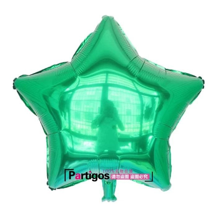 Christmas Theme Foil Balloons Decoration Green Red New Year