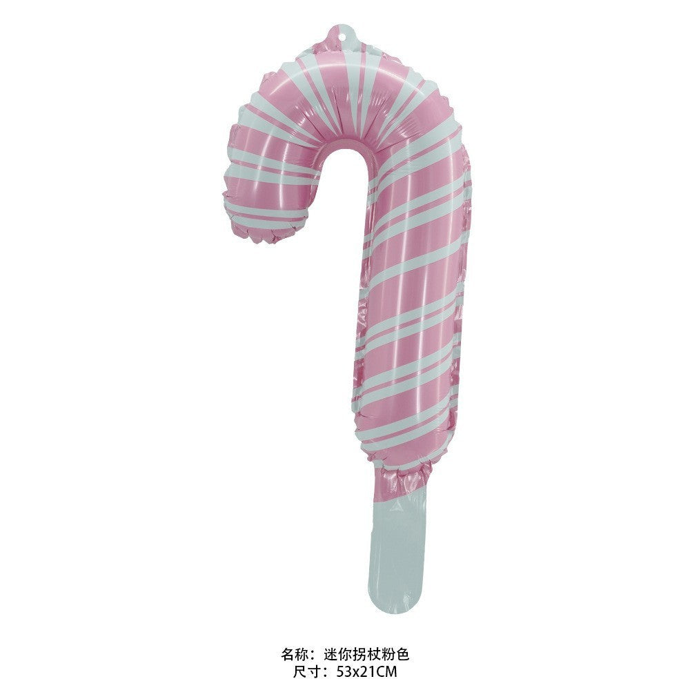 Christmas Theme Foil Balloons Decoration Green Red New Year