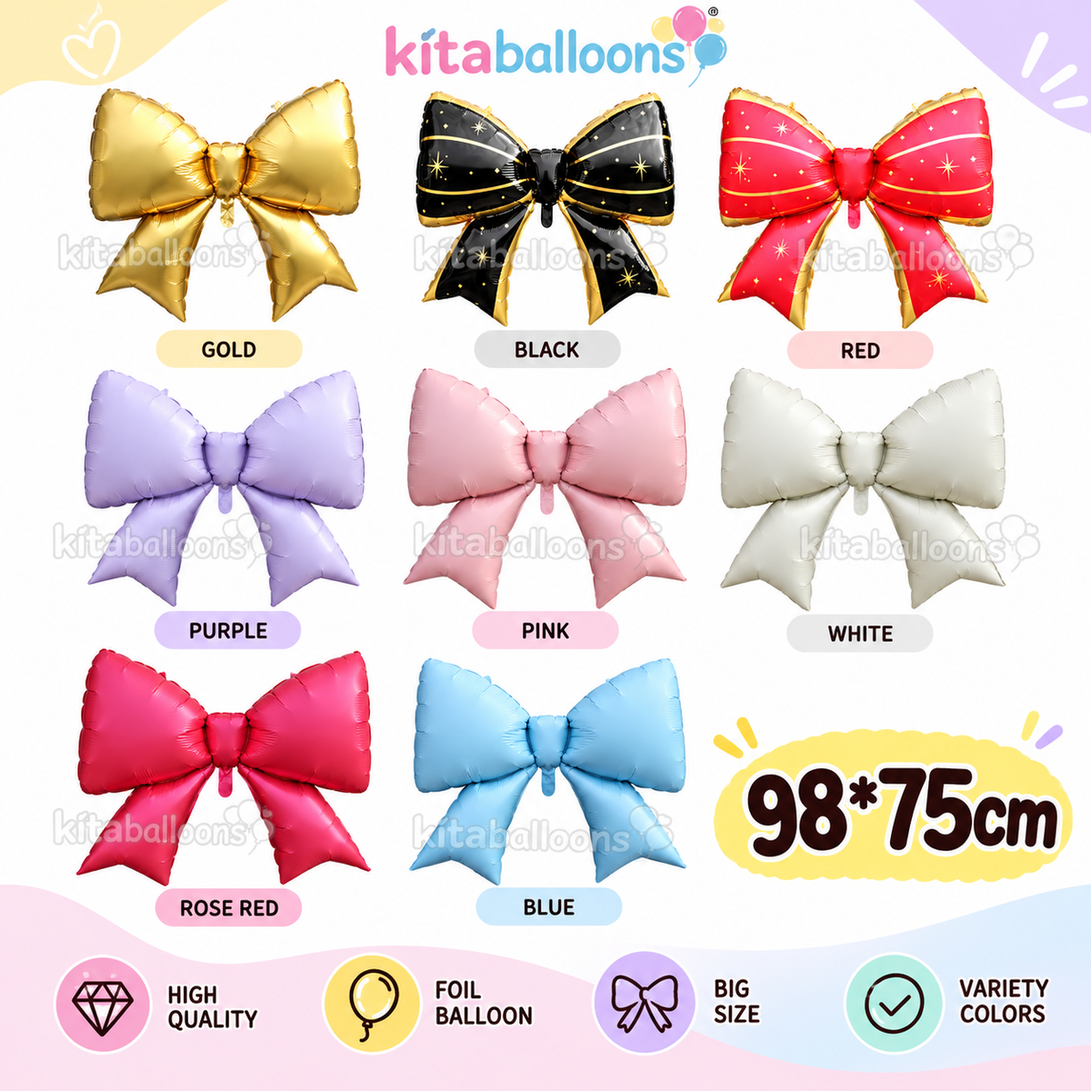 Ribbons Balloons