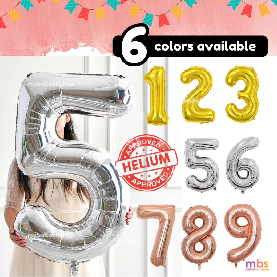 【40 INCH】Numbers All Colors