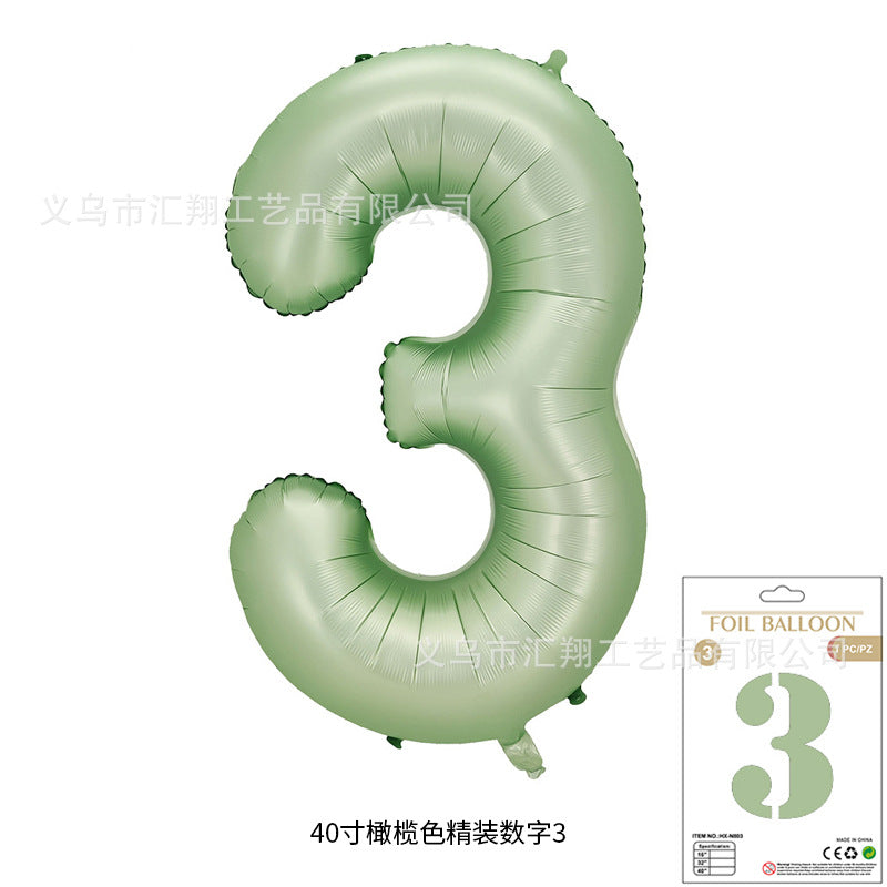 【40 INCH】Numbers All Colors