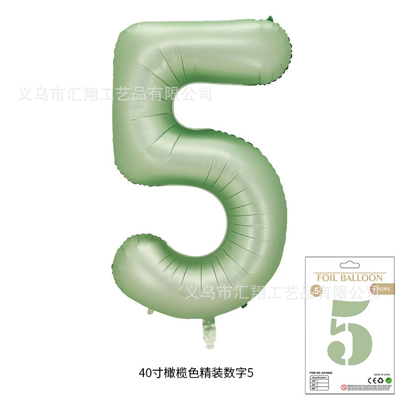 【40 INCH】Numbers All Colors