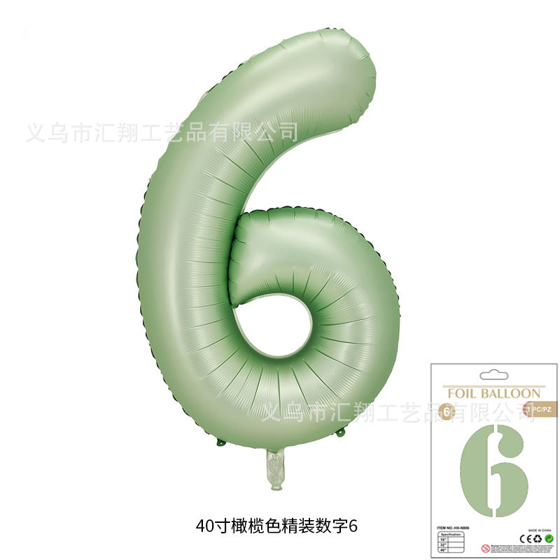 【40 INCH】Numbers All Colors