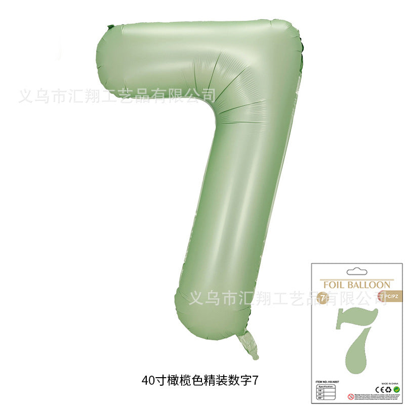 【40 INCH】Numbers All Colors