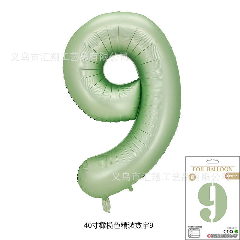 【40 INCH】Numbers All Colors