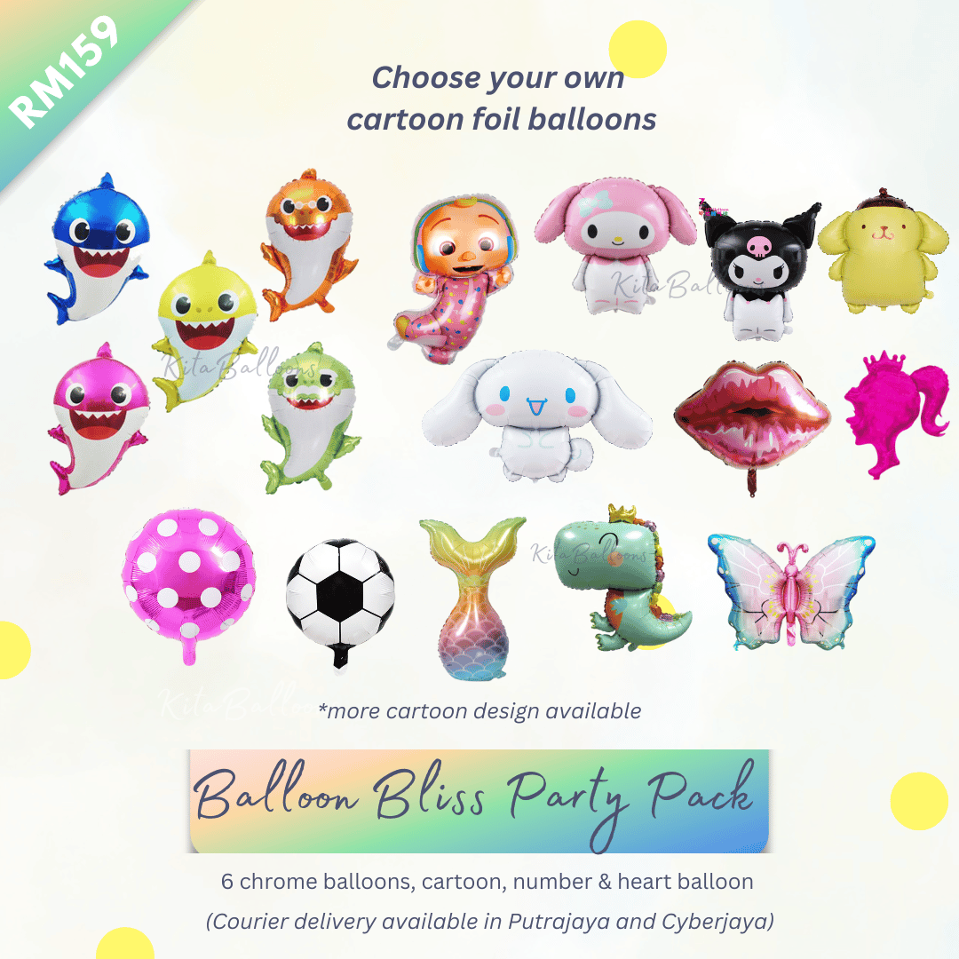 【Helium】Balloon Bliss Party Pack