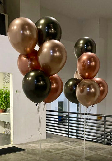【Helium】Midnight Luxe Balloon Set