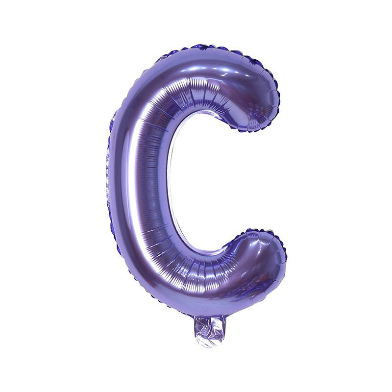【16 inch】PURPLE ABC & Numbers