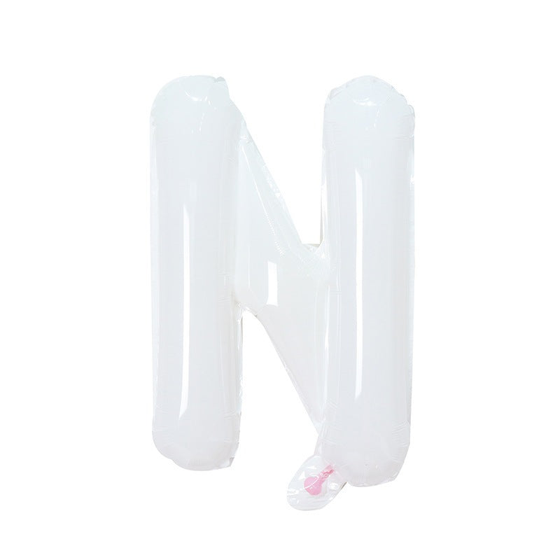 【16 inch】WHITE ABC & Numbers