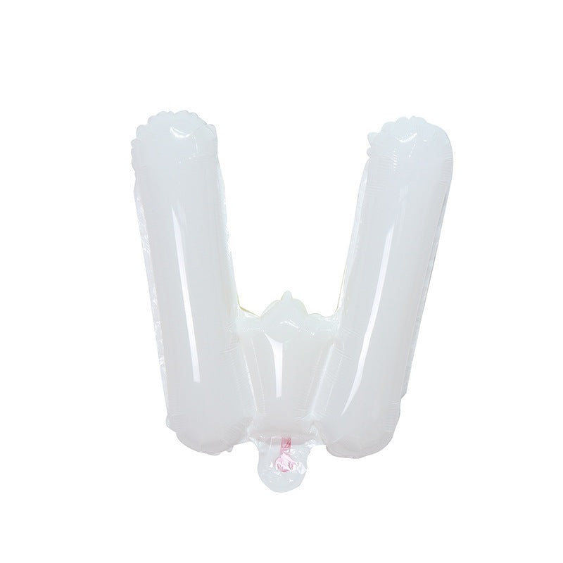 【16 inch】WHITE ABC & Numbers