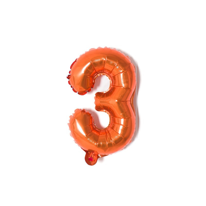 【16 inch】ORANGE Numbers