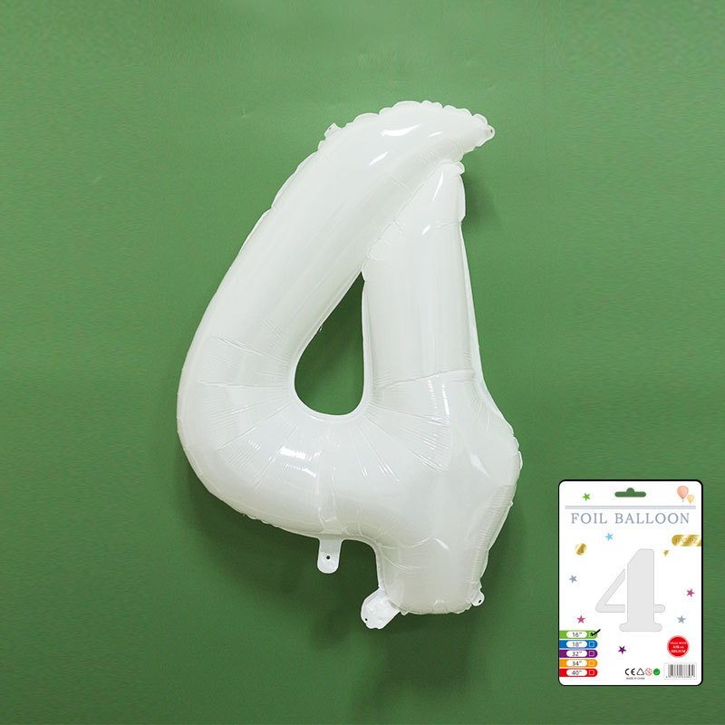 【16 inch】WHITE ABC & Numbers