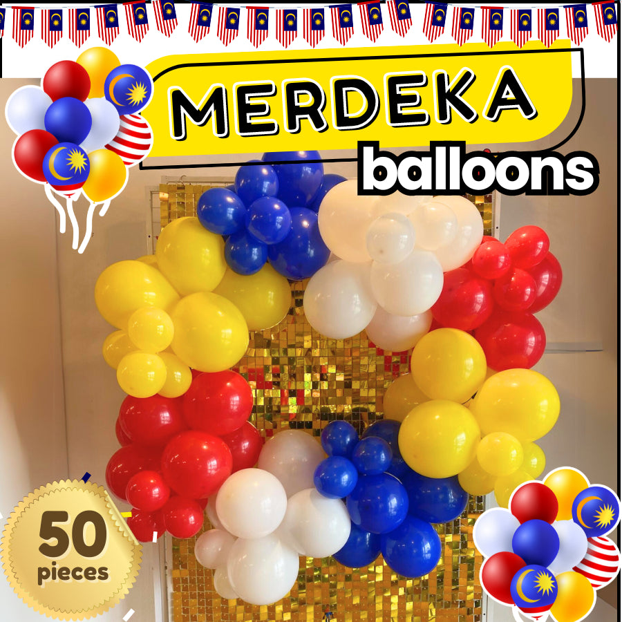 Belon Merdeka Latex & Foil Sets
