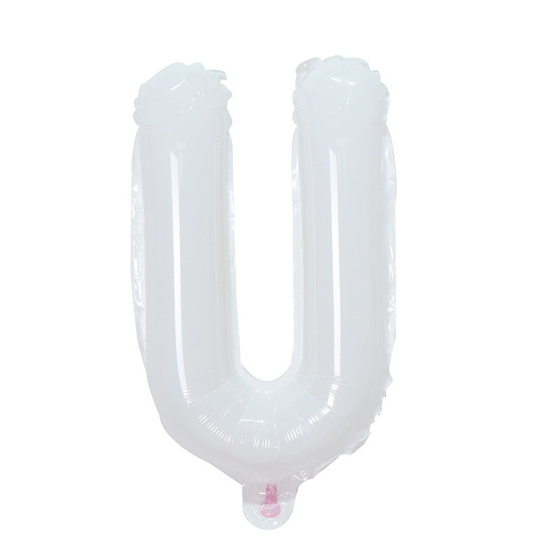 【16 inch】WHITE ABC & Numbers