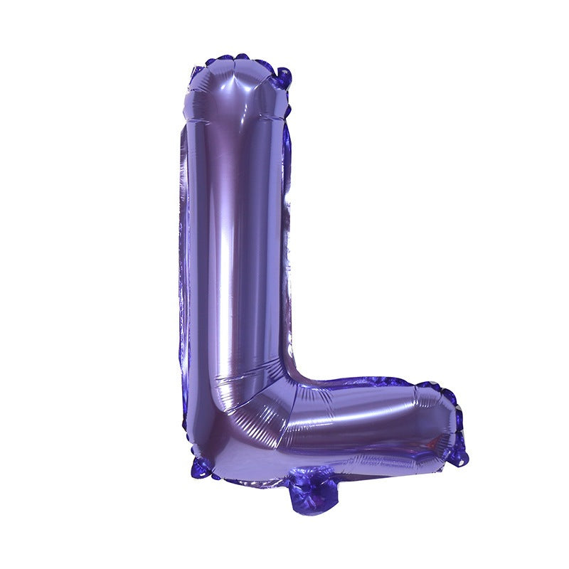 【16 inch】PURPLE ABC & Numbers