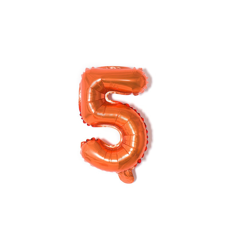【16 inch】ORANGE Numbers