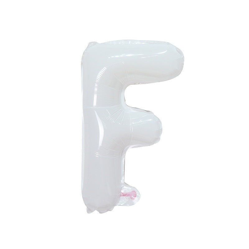 【16 inch】WHITE ABC & Numbers
