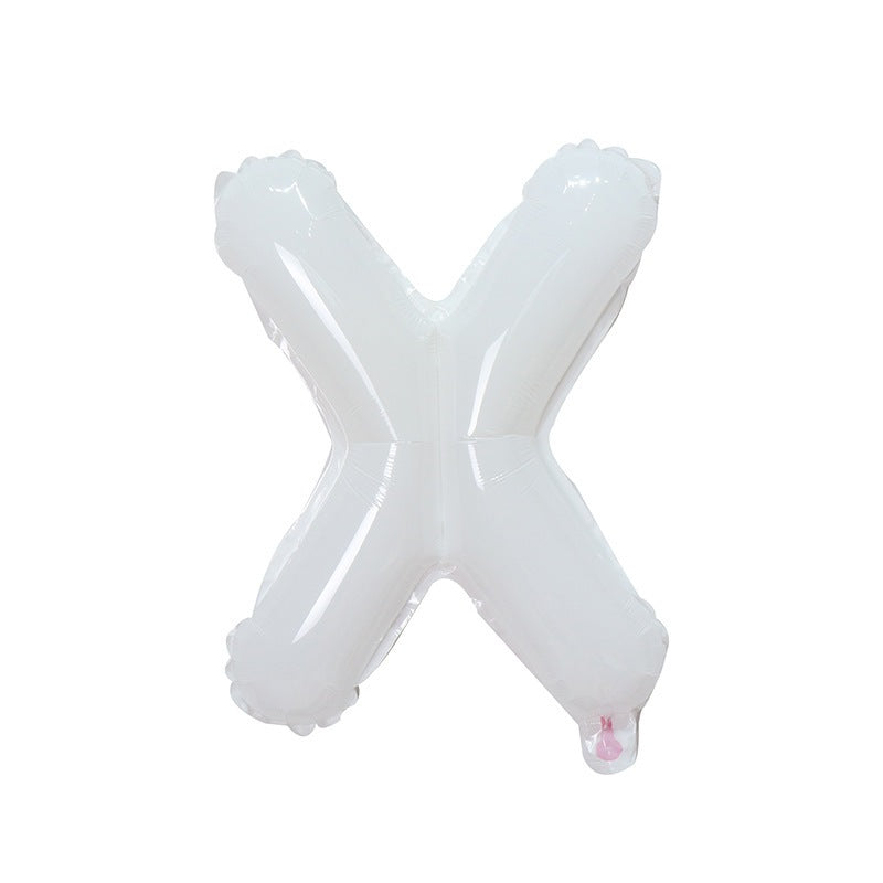 【16 inch】WHITE ABC & Numbers