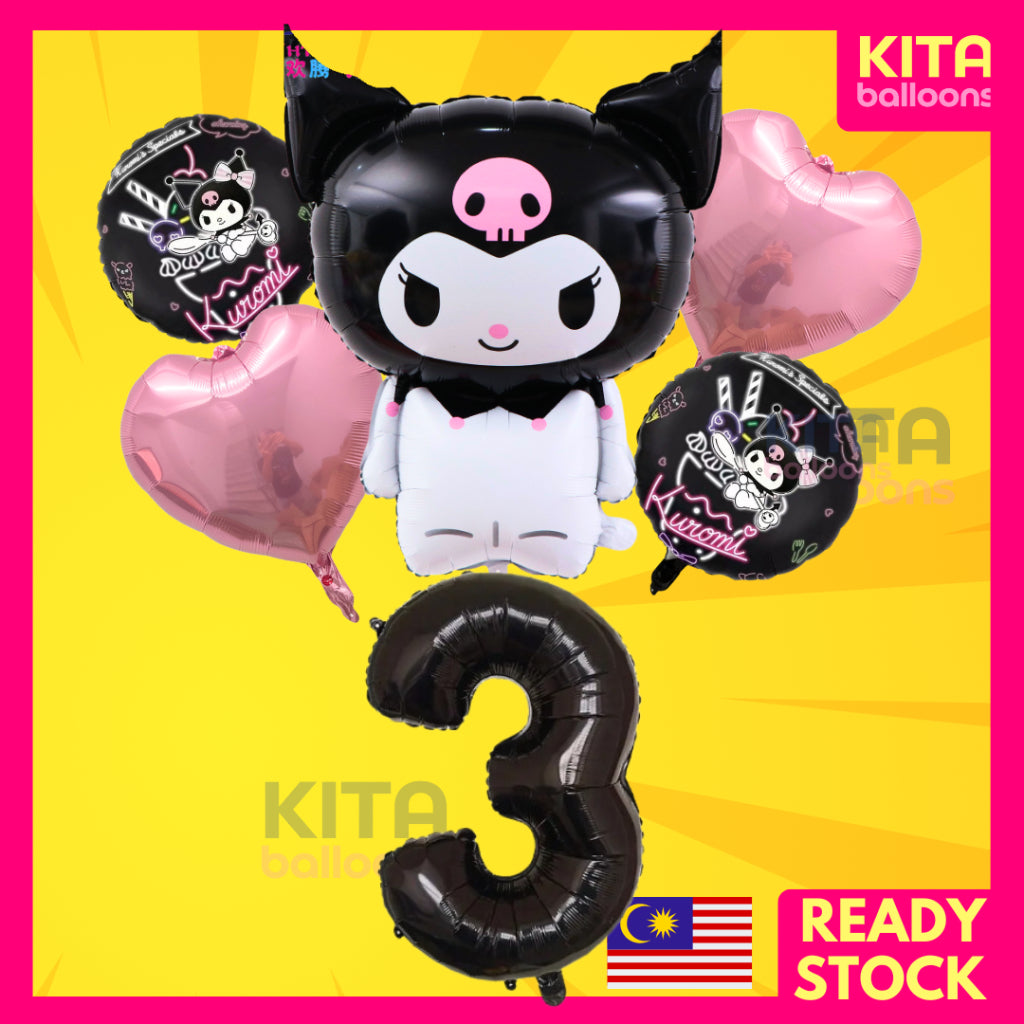 【Set】Kuromi Melody Cinnamorol + Number