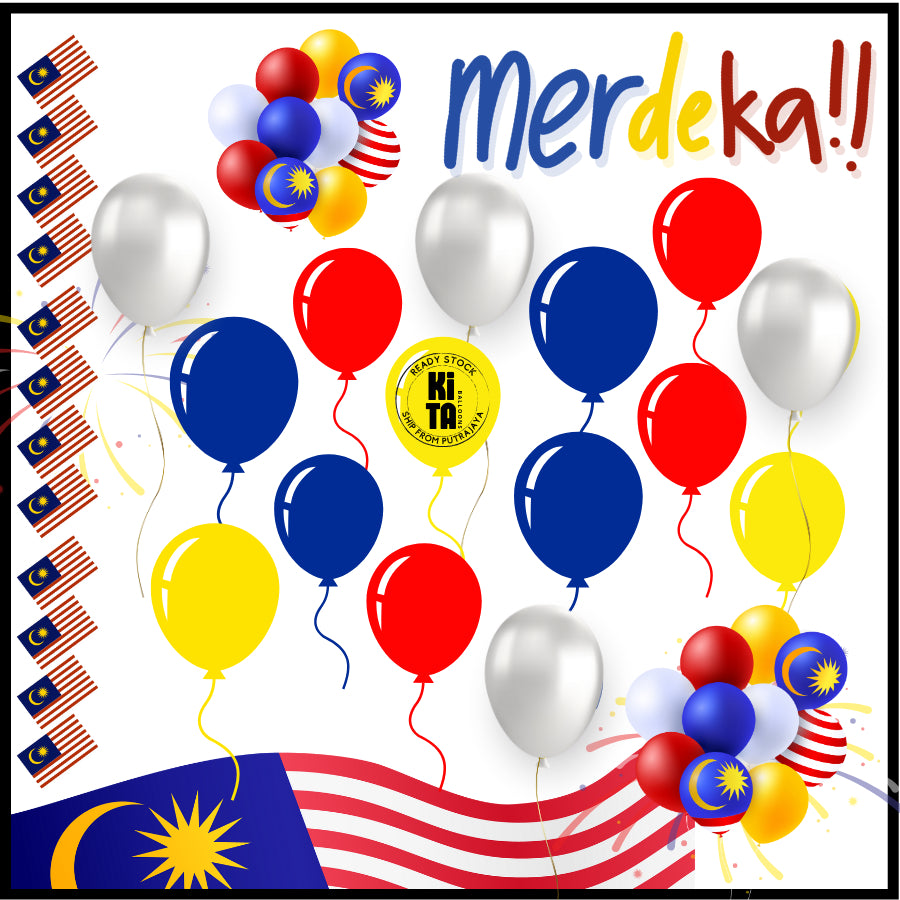 Belon Merdeka Latex & Foil Sets