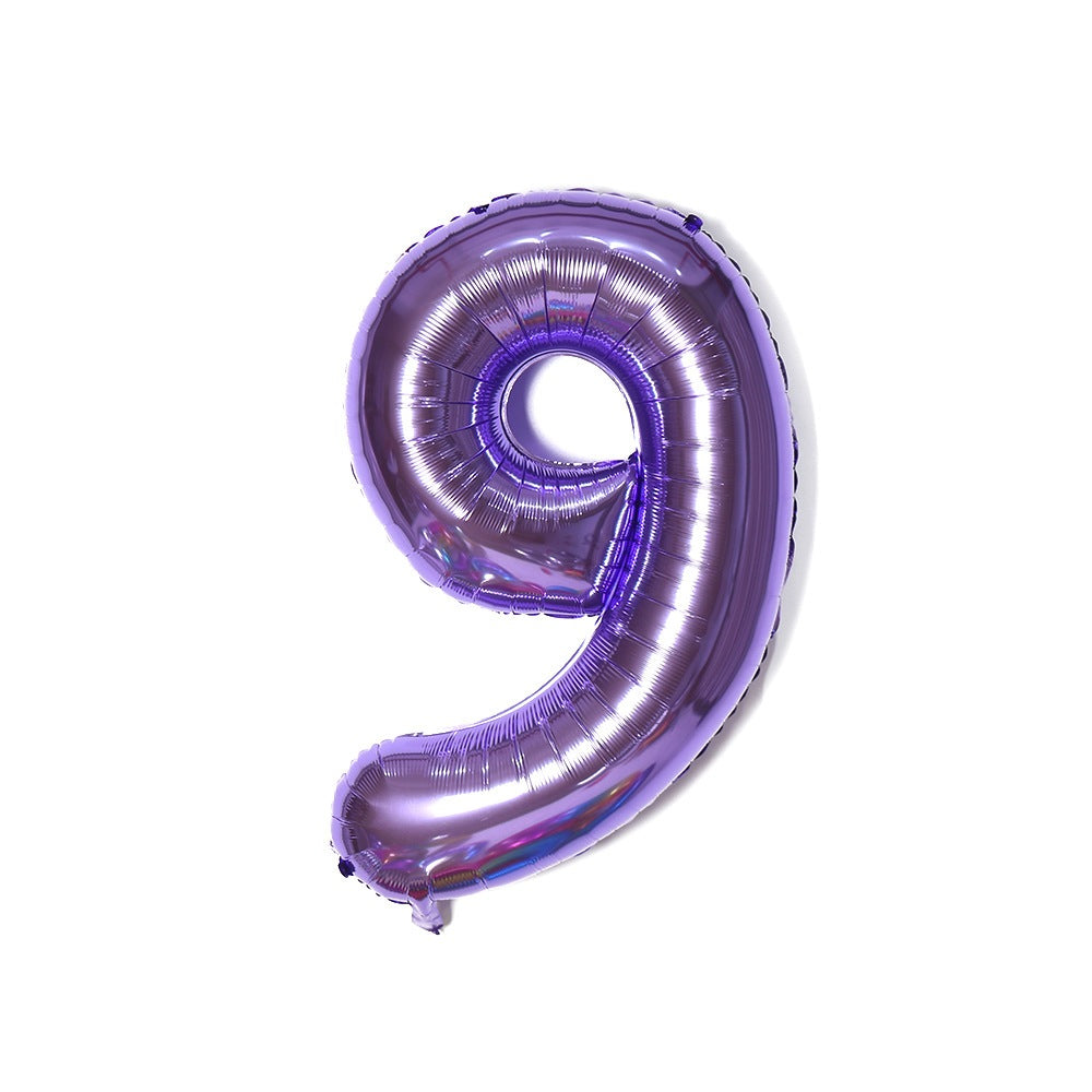 【16 inch】PURPLE ABC & Numbers