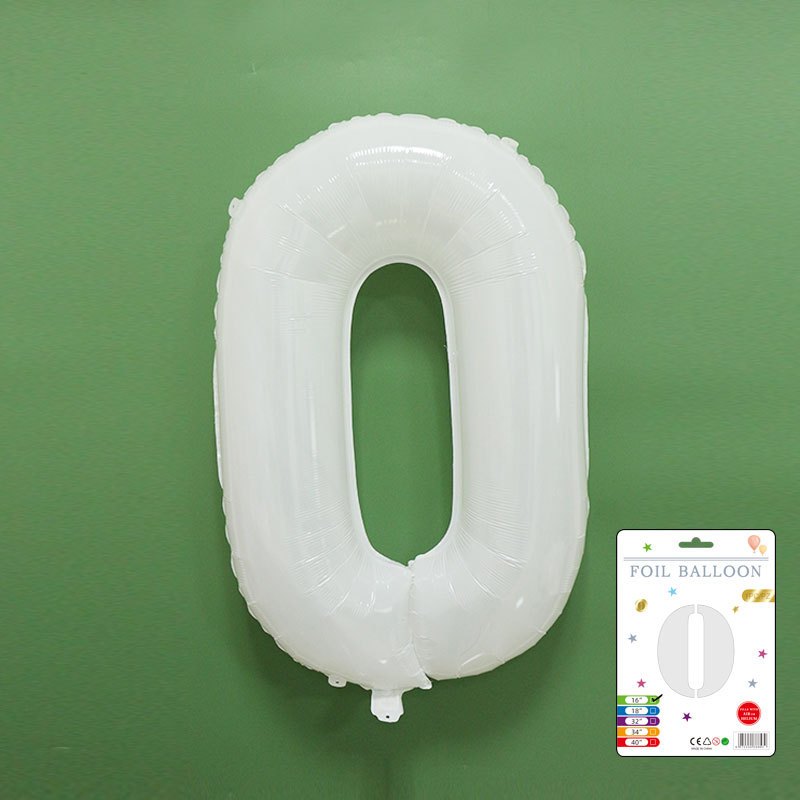 【16 inch】WHITE ABC & Numbers