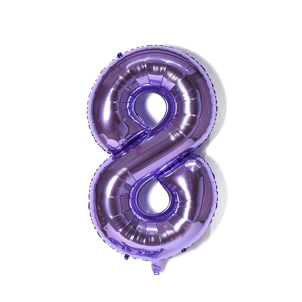 【16 inch】PURPLE ABC & Numbers