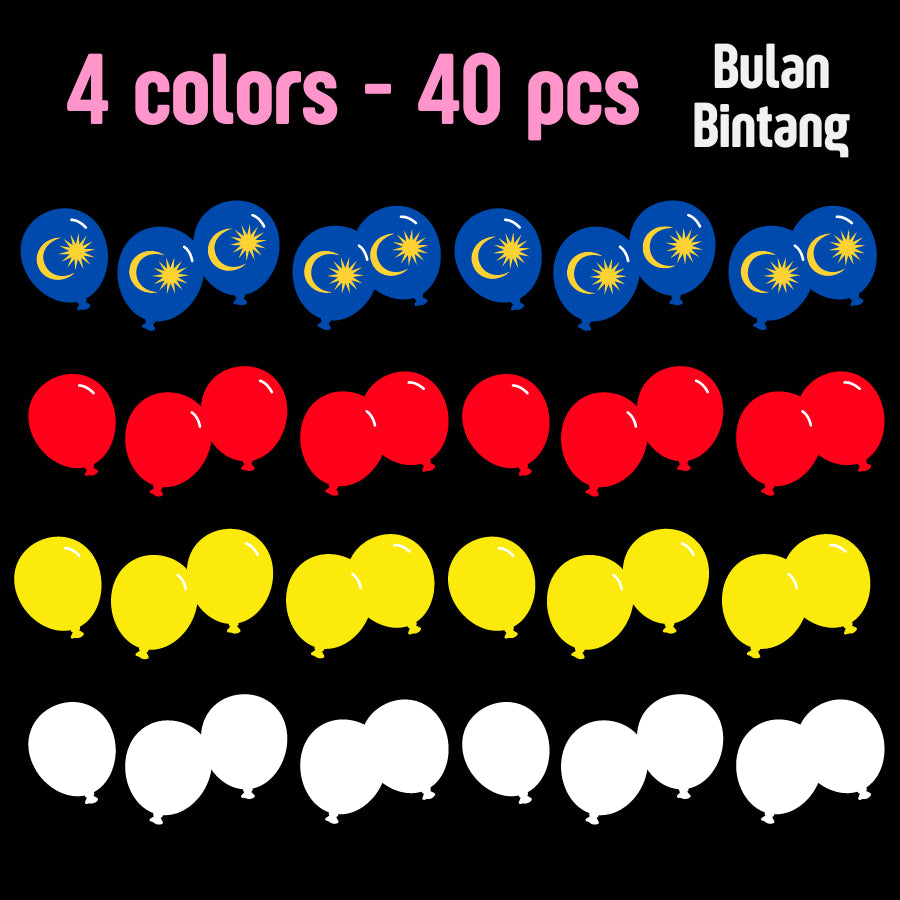 Belon Merdeka Latex & Foil Sets
