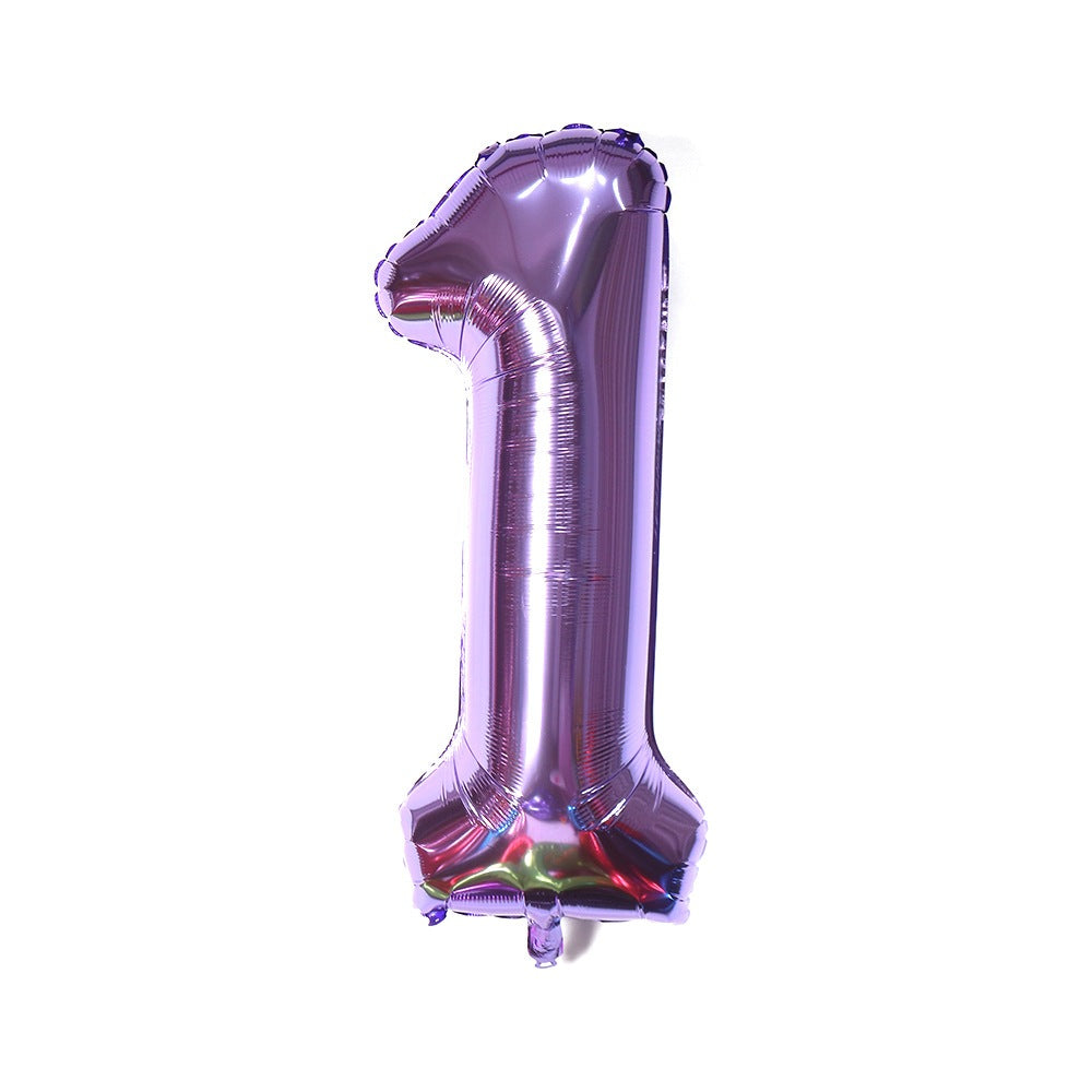 【16 inch】PURPLE ABC & Numbers
