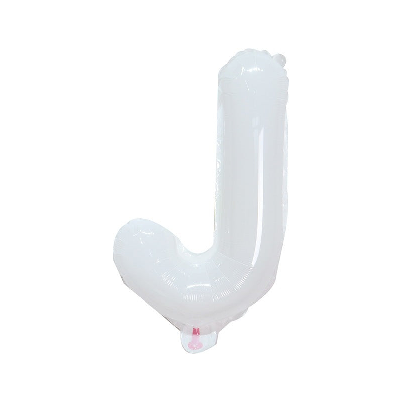 【16 inch】WHITE ABC & Numbers