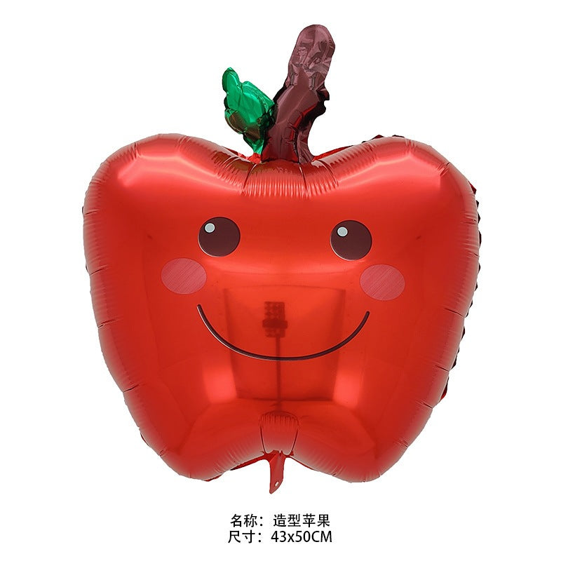Vegetables Fruit Food Pineapple Foil Balloons Decorations