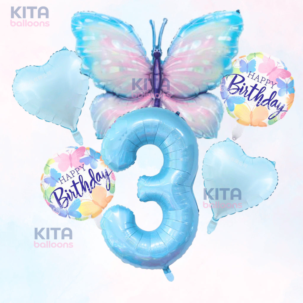 【Set】Butterfly + Number