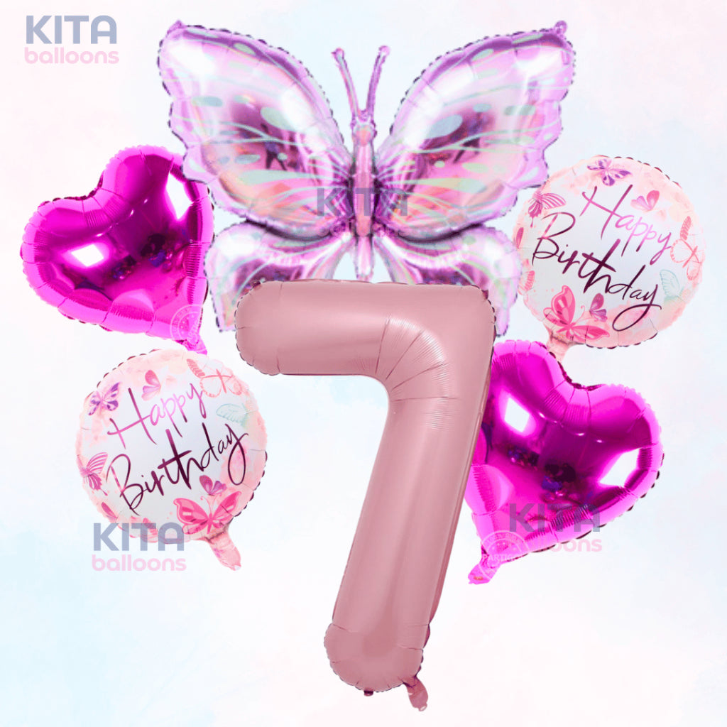 【Set】Butterfly + Number