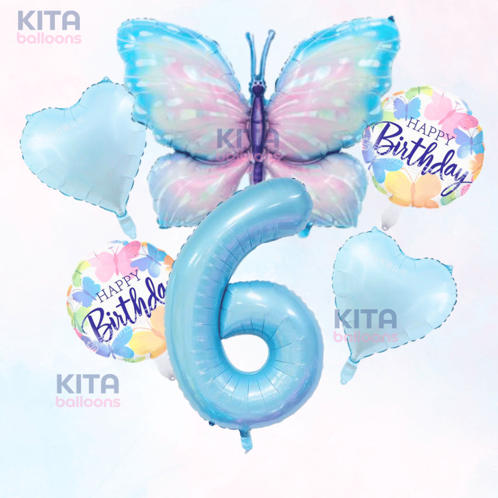 【Set】Butterfly + Number